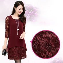 l-5xl-women-large-size-chiffon-lace-dress-irregular-long-sleeve-mini-double-layer-dress-elegant-loose-party-dress-black-burgundy BBL