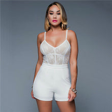 Lace Strap Women Jumpsuit Playsuit Sexy Deep V Neck Slim Overalls Combinaison Femme Backless Party Jumpsuit Rompers