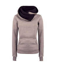 Long Sleeve Solid O-neck Hoodies With Hat Sport Sweatshirt & Women Slim Sportwear Front Pocket X0376