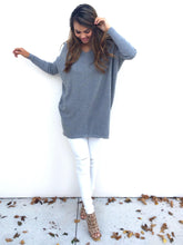 Long Style Pullover Women's Knitting Sweater V Neck Loose Pullovers Knitted Sweater
