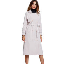 long-trench-coat-for-women-double-breasted-windbreaker-raglan-long-sleeves-waist-strap-pockets-long-coat-outwear-beige BBL