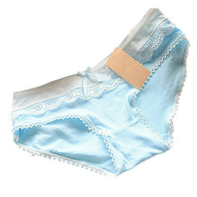 lovely-women-s-multi-colors-cotton-soft-lace-bow-knot-briefs-underwear-knickers BBL