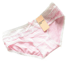 lovely-women-s-multi-colors-cotton-soft-lace-bow-knot-briefs-underwear-knickers BBL