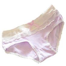 lovely-women-s-multi-colors-cotton-soft-lace-bow-knot-briefs-underwear-knickers BBL