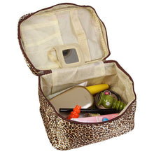 Lucky Zebra&Leopard Print Cosmetic Bags Women Travel Makeup Bag Make Up Bags Tools /Fashion Women Bags