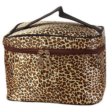 Lucky Zebra&Leopard Print Cosmetic Bags Women Travel Makeup Bag Make Up Bags Tools /Fashion Women Bags