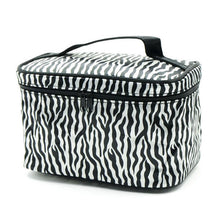 Lucky Zebra&Leopard Print Cosmetic Bags Women Travel Makeup Bag Make Up Bags Tools /Fashion Women Bags