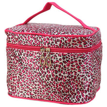 Lucky Zebra&Leopard Print Cosmetic Bags Women Travel Makeup Bag Make Up Bags Tools /Fashion Women Bags