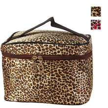 Lucky Zebra&Leopard Print Cosmetic Bags Women Travel Makeup Bag Make Up Bags Tools /Fashion Women Bags