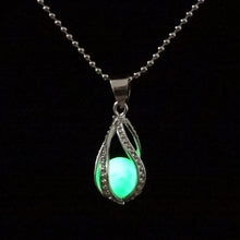 luminous-night-glowing-hollow-waterdrop-pendant-brass-metal-alloy-necklace-18in-chain-polished-electroplated-jewelry-for-women BBL