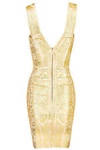 luxury-women-vintage-gold-snake-skin-dress-v-neck-sleeveless-wild-animal-pattern-casual-bandage-dress-vestido-feminino-de-festa BBL