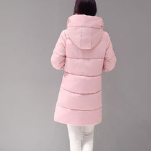 M-XXXL Plus Size Women's Park Long Warm Down Coat Slim Women's Park With Hat Korean Jacket Coat