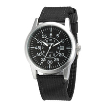 Men Stainless Steel Military Sport Date Analog Quartz army Style Wrist Watch
