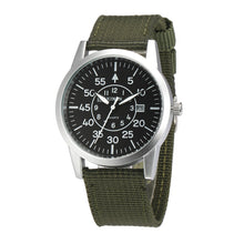 Men Stainless Steel Military Sport Date Analog Quartz army Style Wrist Watch