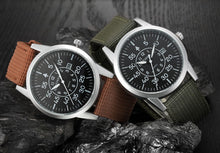 Men Stainless Steel Military Sport Date Analog Quartz army Style Wrist Watch