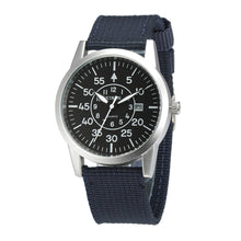 Men Stainless Steel Military Sport Date Analog Quartz army Style Wrist Watch