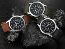 Men Stainless Steel Military Sport Date Analog Quartz army Style Wrist Watch