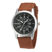 Men Stainless Steel Military Sport Date Analog Quartz army Style Wrist Watch