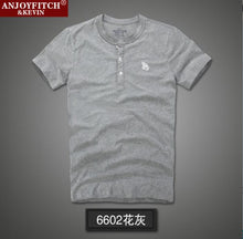 Men's Cotton Shirt Short Sleeve Tops&Tees with Button American Similar T-shirts JMS