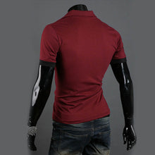 mens-casual-tops-tee-v-neck-polo-shirts-slim-fit-short-sleeve-clothes-us-m-xxxl-10-colors BBL