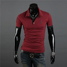 mens-casual-tops-tee-v-neck-polo-shirts-slim-fit-short-sleeve-clothes-us-m-xxxl-10-colors BBL