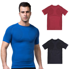 mens-slimming-body-shaper-tummy-belly-waist-girdle-cinchertee-shirt-underwear-shapewear-bodysuit-new BBL