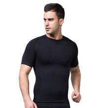 mens-slimming-body-shaper-tummy-belly-waist-girdle-cinchertee-shirt-underwear-shapewear-bodysuit-new BBL