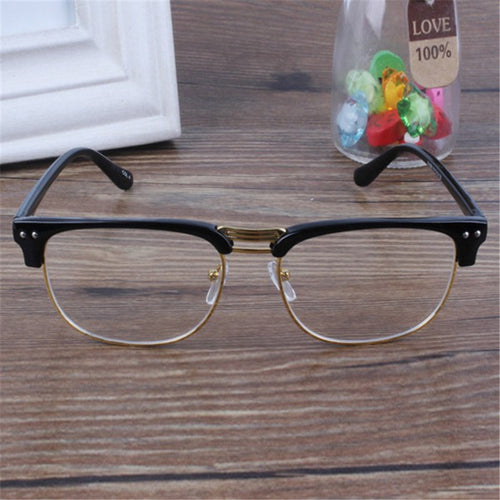 mens-womens-clear-lens-plastic-nerd-geek-glasses-eyeglasses-goggles-leopard-py6 BBL