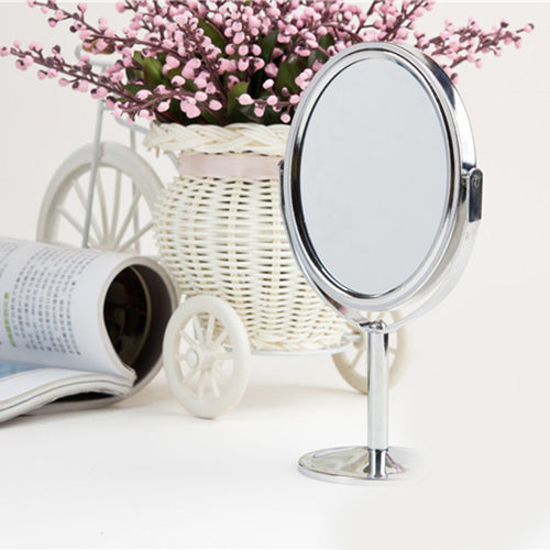 mini-dual-side-normal-magnifying-oval-stand-mirror-3-inch-make-up-cosmetic-mirror-for-lady-girl BBL