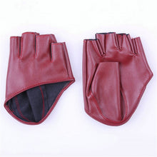 mode-frauen-pu-lederne-punk-halb-palm-finger-driving-dacning-anzeigen-handschuhe-new BBL