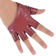 mode-frauen-pu-lederne-punk-halb-palm-finger-driving-dacning-anzeigen-handschuhe-new BBL