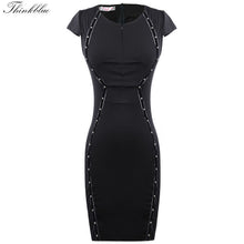 Elegant Black Sequined Party Dress Women Plus Size Slim Pencil Dress Sexy V Neck Bodycon Dress Women Dress XL