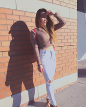 Tight Fitted Crop Sweater Sexy Cropped Knitted Pullover Women Tops Ribbed High Elastic Long Sleeve Sweater Knit