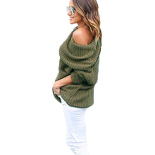Casual Scarf Collar Women Sweater Loose Jumper Knitted Sweater Solid Color Long Sleeve Pull Femme Knitwear Pullovers