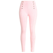 England Style Double Breasted Pants Women High Waisted Faux Suede Leather Pants Pantalon Femme Side Zipper Up Trousers