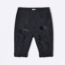 Black Ripped Hole Shorts Women Denim Short Jeans High Waist Shorts Sexy Hip Lift Denim Shorts Big Sized