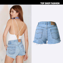 Blue Rose Embroidery Denim Shorts 3D Flower High Waist Jeans Short Femme Casual Shorts Plus Size
