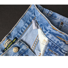 Blue Rose Embroidery Denim Shorts 3D Flower High Waist Jeans Short Femme Casual Shorts Plus Size