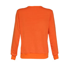 Halloween Pumpkin T Shirt Women Long Sleeve T Shirts Casual O Neck Pullover Sweatshirt Plus Size Top Tee