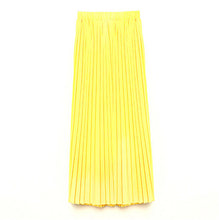new-fashion-long-chiffon-skirts-candy-color-pleated-maxi-womens-skirts-y4 BBL