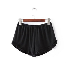 Shorts Ruffles Shorts Women Stretchy Waist Sport Running Shorts Cute Casual Short Femme Cotton