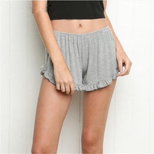 Shorts Ruffles Shorts Women Stretchy Waist Sport Running Shorts Cute Casual Short Femme Cotton