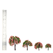 4pcs-plastic-trees-model-white-and-pink-flower-trees-model-train-layout-garden-scenery-diorama-miniature-model-toys BBL