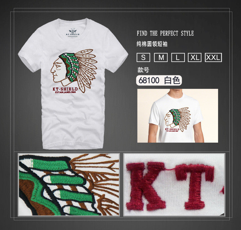 Cotton Slim Casual Print T Shirt Men Short Sleeve Streetwear Super Quality Trending