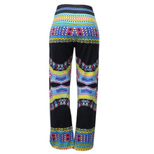 Tribal Print Lantern Pants Woman Elastic Band Waist Loose Harem Pants Cool Street Hip Hop Pants