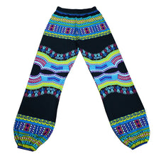 Tribal Print Lantern Pants Woman Elastic Band Waist Loose Harem Pants Cool Street Hip Hop Pants