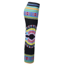 Tribal Print Lantern Pants Woman Elastic Band Waist Loose Harem Pants Cool Street Hip Hop Pants