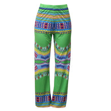 Tribal Print Lantern Pants Woman Elastic Band Waist Loose Harem Pants Cool Street Hip Hop Pants