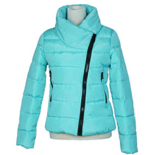 Jacket Women High Neck Zipper Up Warm Down Jacket Women Jaqueta Feminina Slim Womens Coat