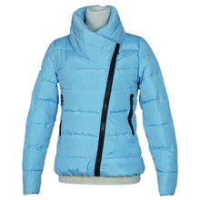 Jacket Women High Neck Zipper Up Warm Down Jacket Women Jaqueta Feminina Slim Womens Coat